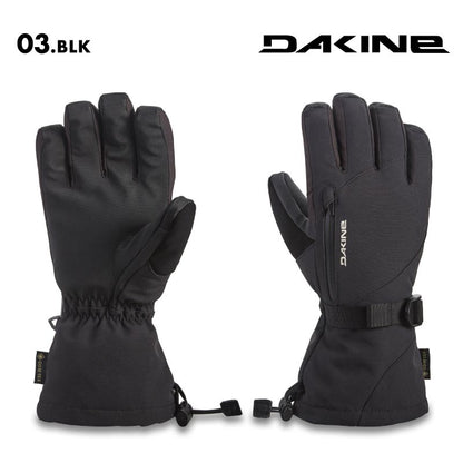 DAKINE/ダカイン レディース GORE-TEX 5指グローブ WOMENS SEQUOIA GORE-TEX GLOVE 2024 SNOW BE237-767 スノボ スキー スノーグローブ 防寒 インナー付き 防水ジッパー かわいい ゲレンデ 雪山 ポケット 女性用