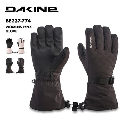 DAKINE/ダカイン レディース 5指グローブ WOMENS LYNX GLOVE 2024 SNOW BE237-774 スノボ スキー スノーグローブ 防寒 かわいい ヒートポケット 雪山 ゲレンデ 正規品 女性用