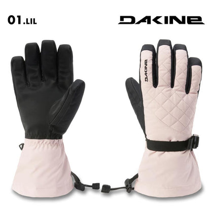 DAKINE/ダカイン レディース 5指グローブ WOMENS LYNX GLOVE 2024 SNOW BE237-774 スノボ スキー スノーグローブ 防寒 かわいい ヒートポケット 雪山 ゲレンデ 正規品 女性用