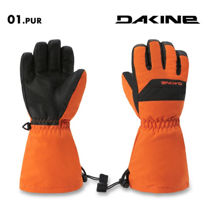 DAKINE/ダカイン キッズ 5指グローブ 【YOUTH】 YUKON GLOVE 2024 SNOW BE237-792 スノボ スキー スノーグローブ 防寒 耐水 撥水 防湿 シンプル 雪山 ゲレンデ ジュニア 子供用 こども用 男の子用 女の子用