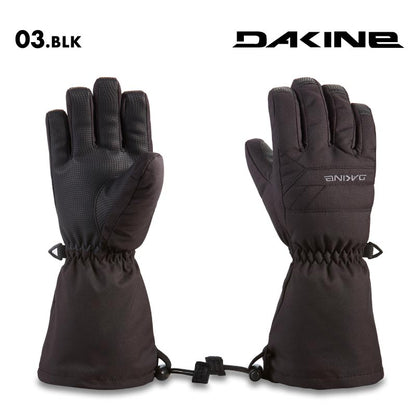 DAKINE/ダカイン キッズ 5指グローブ 【YOUTH】 YUKON GLOVE 2024 SNOW BE237-792 スノボ スキー スノーグローブ 防寒 耐水 撥水 防湿 シンプル 雪山 ゲレンデ ジュニア 子供用 こども用 男の子用 女の子用