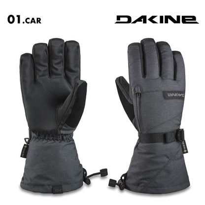 DAKINE/ダカイン メンズ GORE-TEX 5指グローブ TITAN GORE-TEX GLOVE 2024 SNOW BE237-711 スノボ スキー スノーグローブ 防寒 インナー付き シンプル 防水ジッパー ラバーテック 雪山 ゲレンデ 男性用