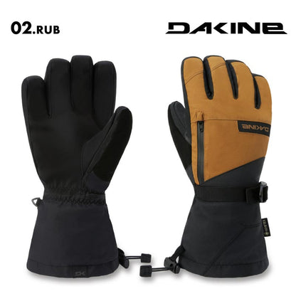 DAKINE/ダカイン メンズ GORE-TEX 5指グローブ TITAN GORE-TEX GLOVE 2024 SNOW BE237-711 スノボ スキー スノーグローブ 防寒 インナー付き シンプル 防水ジッパー ラバーテック 雪山 ゲレンデ 男性用