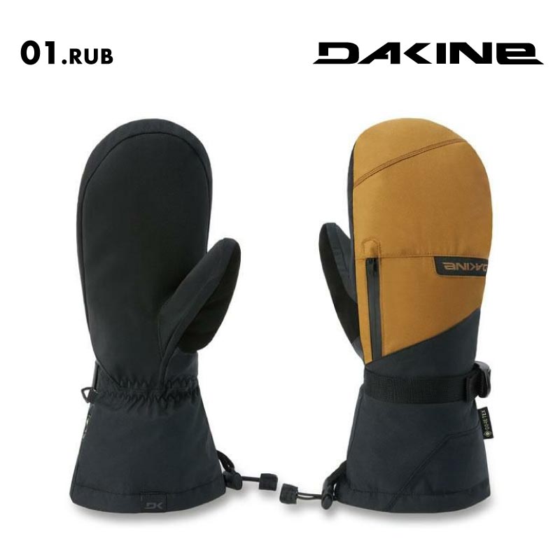 DAKINE/ダカイン メンズ GORE-TEX ミトングローブ TITAN GORE-TEX MITT 2024 SNOW BE237-712 スノボ スキー スノーグローブ 防寒 インナー付き シンプル 防水ジッパー 雪山 正規品 ゲレンデ 男性用