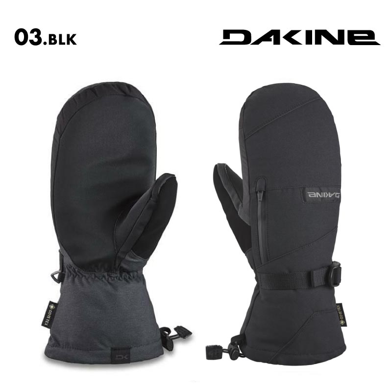 DAKINE/ダカイン メンズ GORE-TEX ミトングローブ TITAN GORE-TEX MITT 2024 SNOW BE237-712 スノボ スキー スノーグローブ 防寒 インナー付き シンプル 防水ジッパー 雪山 正規品 ゲレンデ 男性用