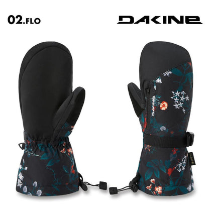 DAKINE/ダカイン レディース GORE-TEX ミトングローブ WOMENS SEQUOIA GORE-TEX MITT 2024 SNOW BE237-768 スノボ スキー スノーグローブ 防寒 インナー付き 防水ジッパー かわいい ゲレンデ 雪山 ポケット 女性用