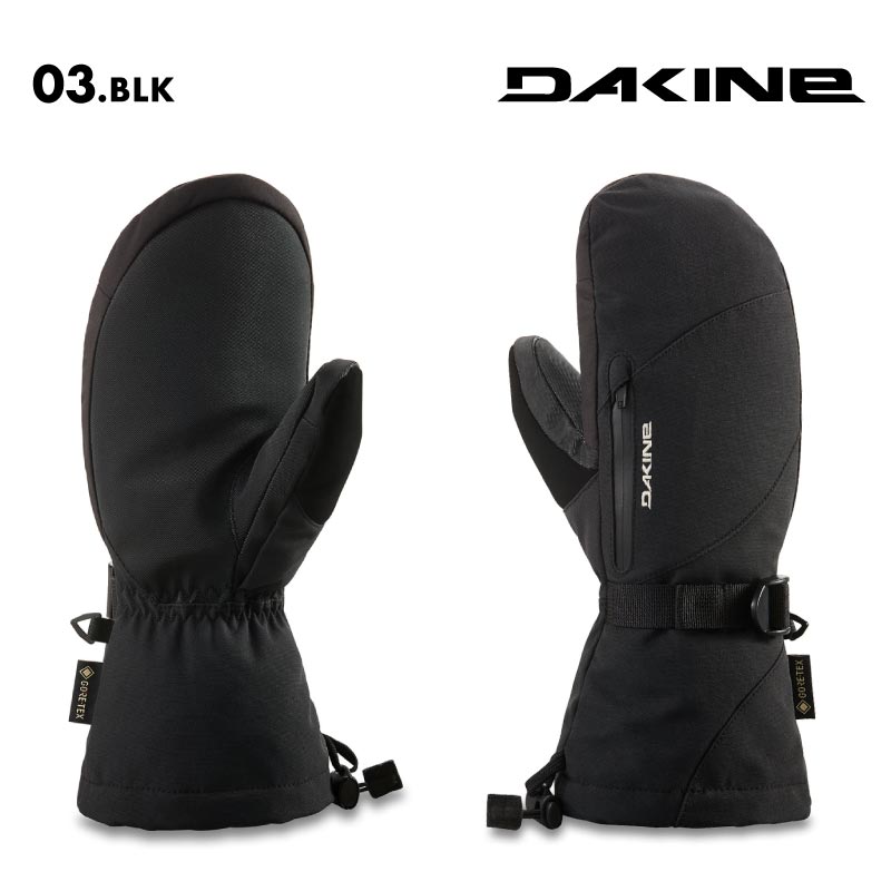 DAKINE/ダカイン レディース GORE-TEX ミトングローブ WOMENS SEQUOIA GORE-TEX MITT 2024 SNOW BE237-768 スノボ スキー スノーグローブ 防寒 インナー付き 防水ジッパー かわいい ゲレンデ 雪山 ポケット 女性用