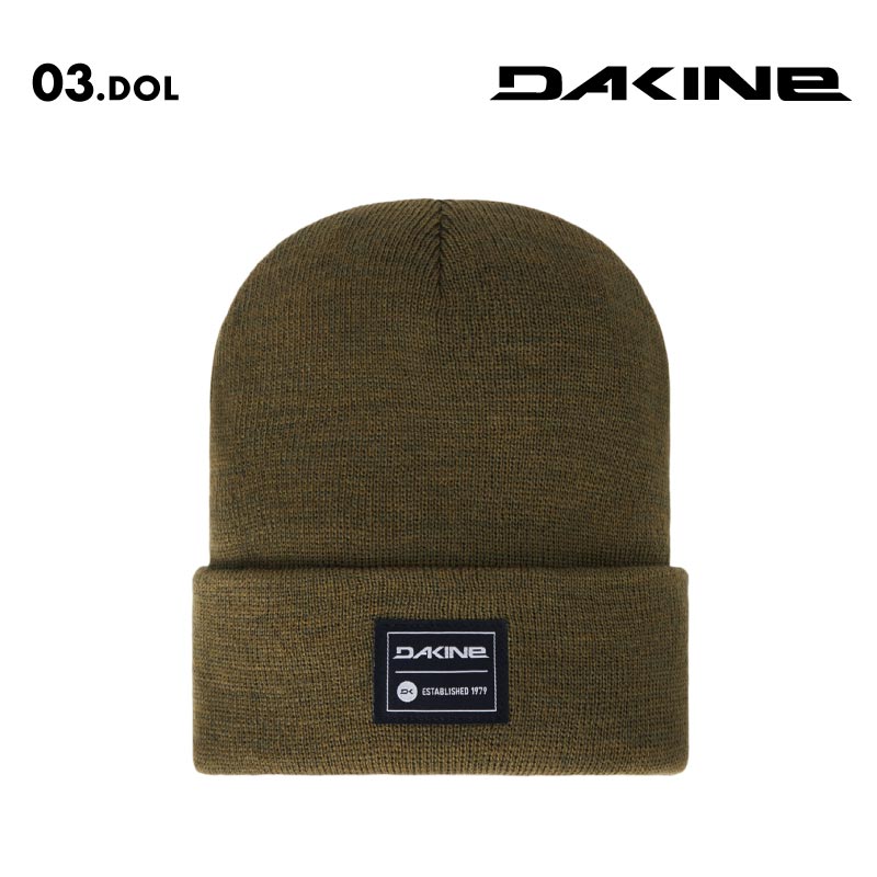 DAKINE/ダカイン メンズ ニット帽 CUTTER BEANIE 2024 SNOW BE232-911 ビーニー 帽子 スノーボード スキー ニットキャップ 防寒 カフビーニー リブ編み ロゴ 男性用 男性用【メール便発送 24FW-03】