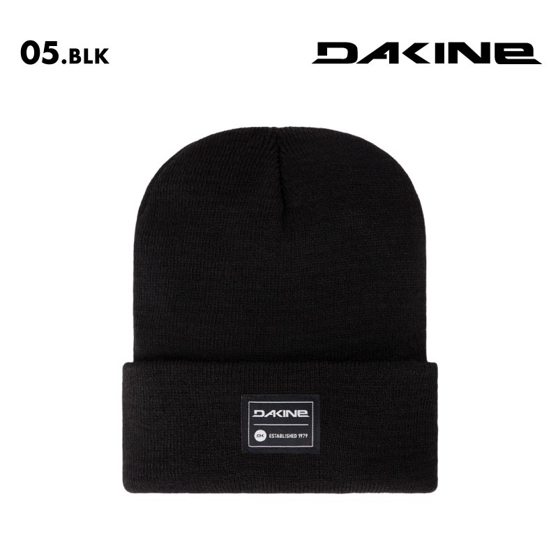 DAKINE/ダカイン メンズ ニット帽 CUTTER BEANIE 2024 SNOW BE232-911 ビーニー 帽子 スノーボード スキー ニットキャップ 防寒 カフビーニー リブ編み ロゴ 男性用 男性用【メール便発送 24FW-03】