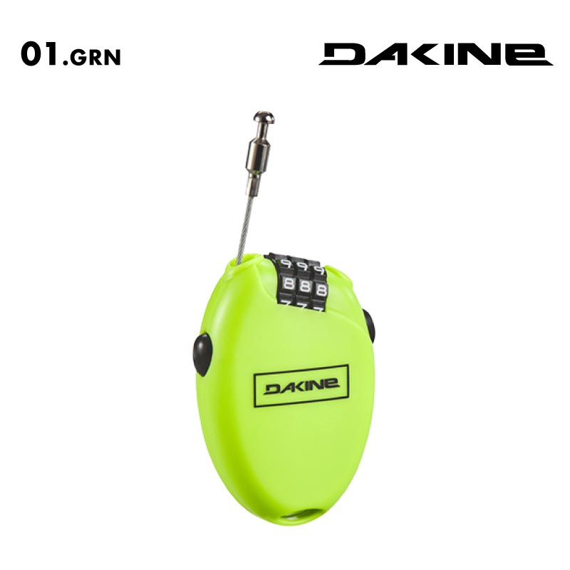 DAKINE/ダカイン メンズ ケーブルコンビネーションロック MICRO LOCK 2024 SNOW BE232-965 スノーボード スノボ 板用 ブーツ 鍵 ウインタースポーツ 防犯 キー ブランド 正規品 男性用