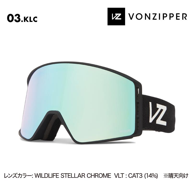 VONZIPPER/ボンジッパー メンズ 平面レンズ ゴーグル MACH VFS 2024-25 SNOW BE21M-700 スノボ スノーボード スキー スノー ブランド おしゃれ 男性用