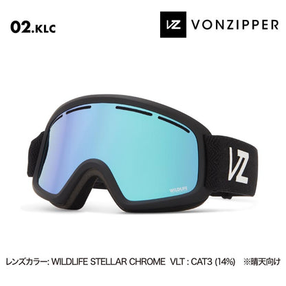 VONZIPPER/ボンジッパー メンズ キッズフレーム 平面レンズ ゴーグル TRIKE 2024-25 SNOW BE21K-706 スノボ スノーボード スキー スノー ブランド おしゃれ 男性用