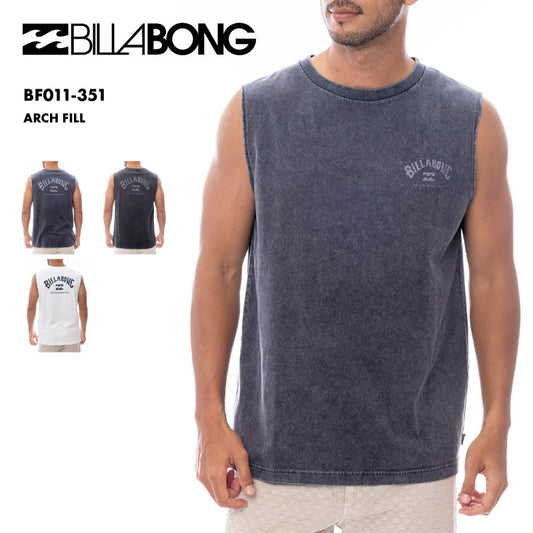 BILLABONG/ビラボン メンズ タンクトップ ARCH FILL 2025 SPRING BF011-351 ランニング UVカット 水着 ビーチ 海 海水浴 ロゴ バックプリント ブランド 正規品 男性用[メール便発送 25SS-02]