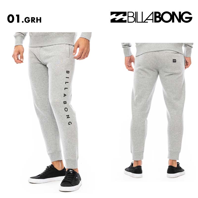 BILLABONG/ビラボン メンズ スウェットパンツ LOGO SET UP 2024 FALL BE012-708 ロングパンツ ウエストコード 秋冬 裏毛素材 ロゴ ブランド 正規品 男性用 長ズボン