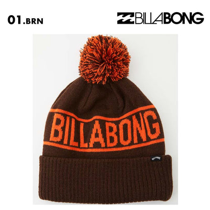 BILLABONG/ビラボン レディース ニット帽 PONPON JQ BEANIE 2024 FALL BE014-910 ポンポン 女性用 防寒 ニットキャップ ビーニー ロゴ 帽子 おしゃれ【メール便発送 24FW-02】