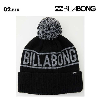 BILLABONG/ビラボン レディース ニット帽 PONPON JQ BEANIE 2024 FALL BE014-910 ポンポン 女性用 防寒 ニットキャップ ビーニー ロゴ 帽子 おしゃれ【メール便発送 24FW-02】