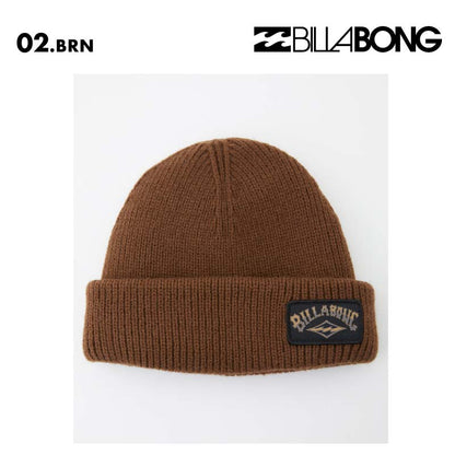 BILLABONG/ビラボン メンズ ニット帽 BALACLAVA BEANIE 2024 FALL BE012-947 男性用 シンプル ニットキャップ ビーニー ロゴ おしゃれ 帽子 ２WAY バラクラバ 防寒【メール便発送 24FW-02】