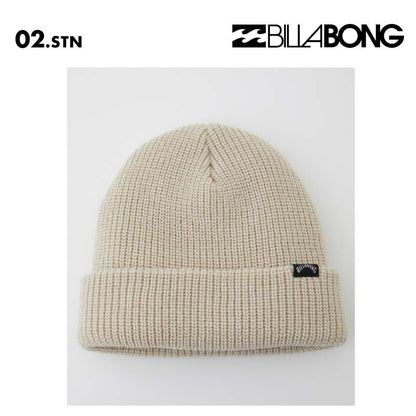 BILLABONG/ビラボン メンズ ニット帽 ARCADE 2024 FALL BE012-918 男性用 シンプル ニットキャップ ビーニー ロゴ おしゃれ 帽子 防寒 リブ編み アクリル【メール便発送 24FW-02】