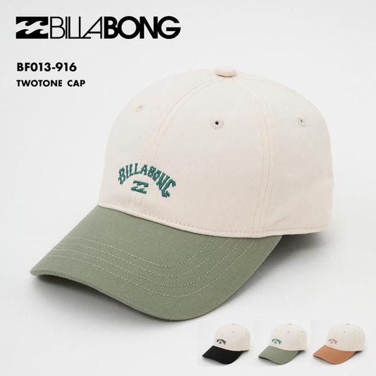 BILLABONG/ビラボン レディース キャップ TWOTONE  CAP 2025 SPRING BF013-916 アウトドア ビーチ サイズ調整可 紫外線対策 帽子 ブランド シンプル 日よけ 日焼け防止 ブランド 女性用