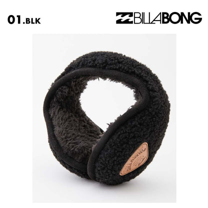 BILLABONG/ビラボン レディース イヤーマフラー EAR MUFFS 2024 FALL BE014-959 耳当て ファー ボア 防寒 ロゴ 柔らかい