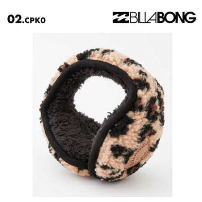 BILLABONG/ビラボン レディース イヤーマフラー EAR MUFFS 2024 FALL BE014-959 耳当て ファー ボア 防寒 ロゴ 柔らかい