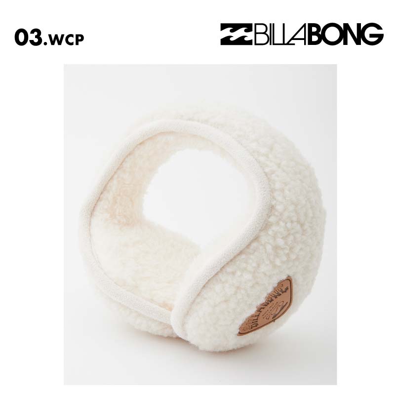 BILLABONG/ビラボン レディース イヤーマフラー EAR MUFFS 2024 FALL BE014-959 耳当て ファー ボア 防寒 ロゴ 柔らかい