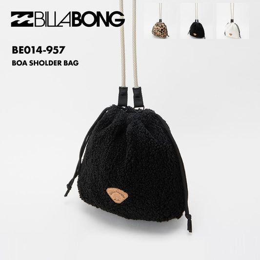 BILLABONG/ビラボン レディース ショルダーバッグ BOA SHOLDER BAG 2024 FALL BE014-957 鞄 かばん モコモコ ふわふわ 肩掛け 秋冬 普段使い 小さめ ミニサイズ 女性用