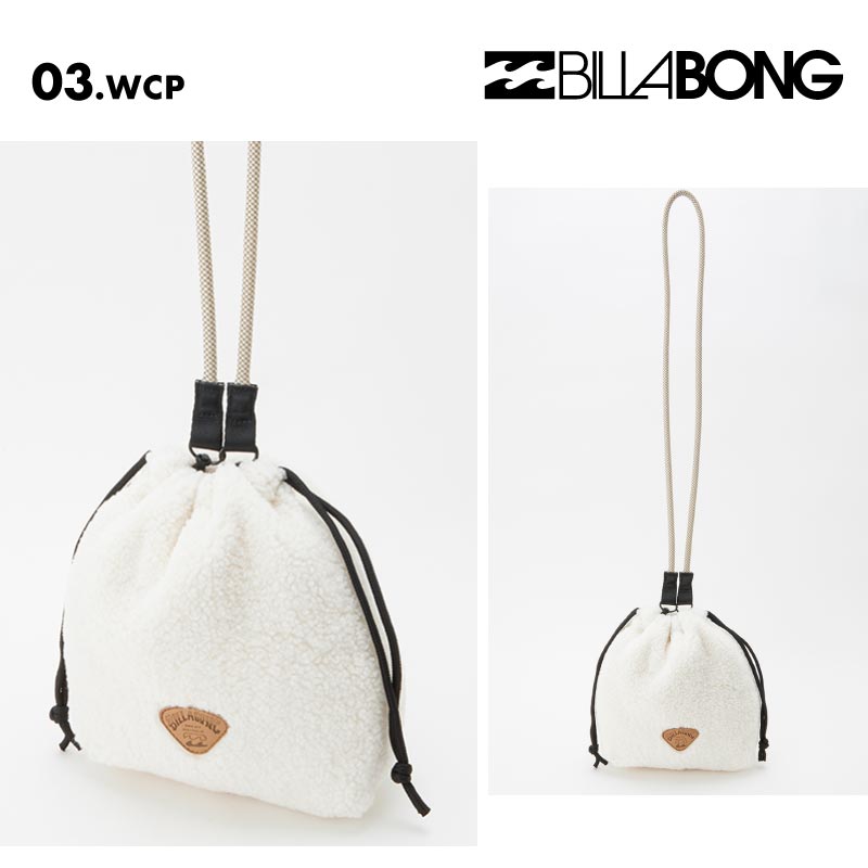 BILLABONG/ビラボン レディース ショルダーバッグ BOA SHOLDER BAG 2024 FALL BE014-957 鞄 かばん モコモコ ふわふわ 肩掛け 秋冬 普段使い 小さめ ミニサイズ 女性用