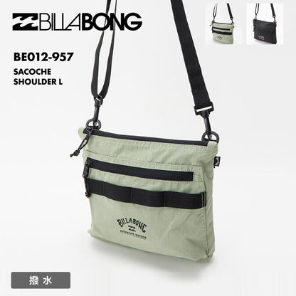 BILLABONG/ビラボン メンズ ショルダーバッグ SACOCHE SHOULDER L 2024 FALL BE012-957 鞄 かばん フェス 撥水加工 アウトドア 小さめ 肩掛け 普段使い 軽量 男性用