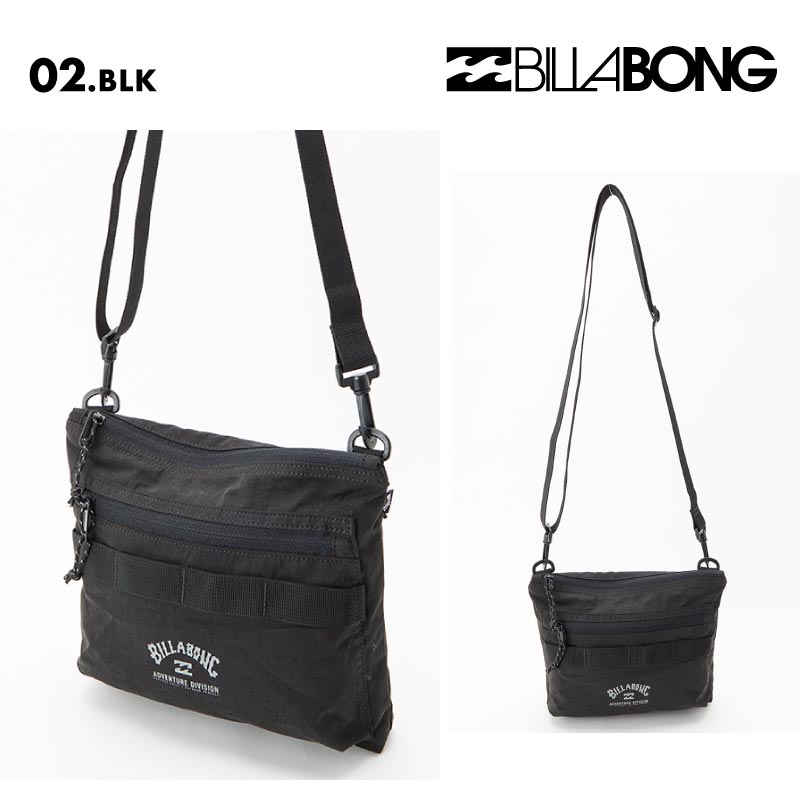 BILLABONG/ビラボン メンズ ショルダーバッグ SACOCHE SHOULDER L 2024 FALL BE012-957 鞄 かばん フェス 撥水加工 アウトドア 小さめ 肩掛け 普段使い 軽量 男性用