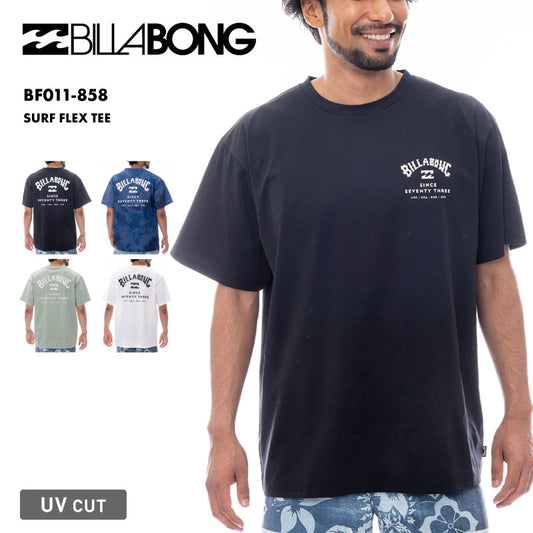 BILLABONG/ビラボン メンズ 半袖 ラッシュガード SURF FLEX TEE 2025 SPRING BF011-858 半そで Tシャツ 水着 ビーチ 海 海水浴 ロゴ バックプリント シンプル ブランド 男性用[メール便発送 25SS-02]