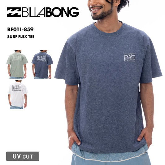 BILLABONG/ビラボン メンズ 半袖 ラッシュガード SURF FLEX TEE 2025 SPRING BF011-859 半そで Tシャツ 水着 ビーチ 海 海水浴 ロゴ バックプリント シンプル ブランド 男性用[メール便発送 25SS-02]