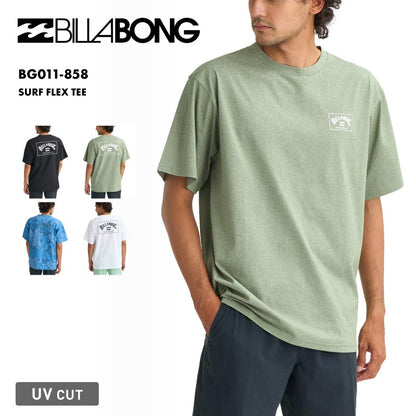 BILLABONG/ビラボン メンズ 半袖 ラッシュガード SURF FLEX TEE 2026 SPRING BG011-858 水着 紫外線対策 日焼け防止 サーフィン 海水浴 ビーチ SUP おしゃれ 水陸両用 正規品 男性用【メール便発送 26SS-02】