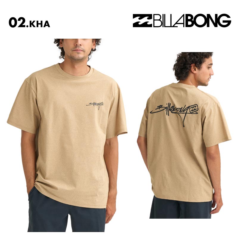 BILLABONG/ビラボン メンズ 半袖 ラッシュガード SURF FLEX TEE 2026 SPRING BG011-859 水着 紫外線対策 日焼け防止 サーフィン 海水浴 ビーチ SUP おしゃれ 水陸両用 正規品 男性用【メール便発送 26SS-02】
