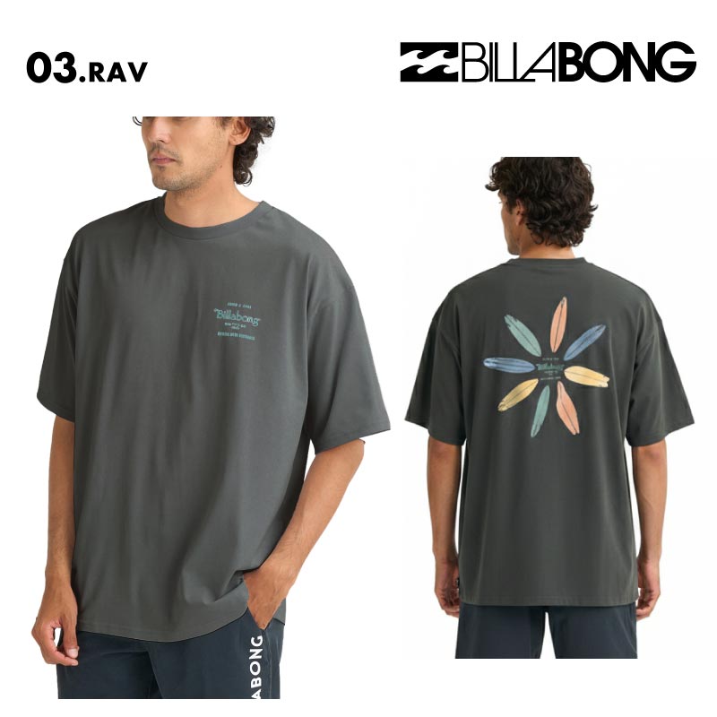 BILLABONG/ビラボン メンズ 半袖 ラッシュガード SOFTTY TEE 2026 SPRING BG011-861 水着 紫外線対策 日焼け防止 サーフィン 海水浴 ビーチ SUP おしゃれ 水陸両用 正規品 男性用【メール便発送 26SS-02】