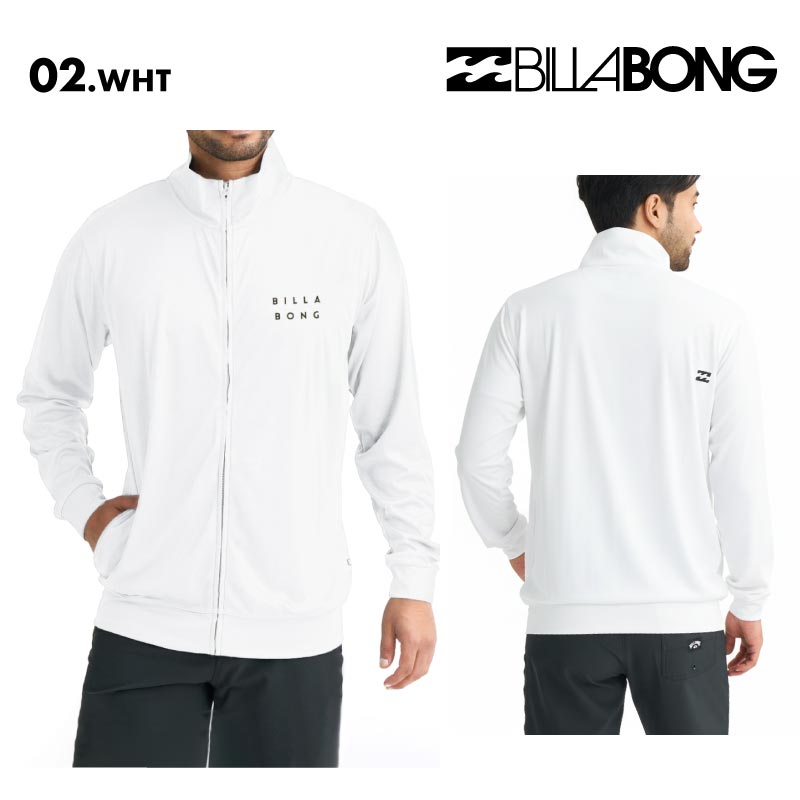 BILLABONG/ビラボン メンズ 長袖 ジップラッシュガード RASH ZIP THRU 2026 SPRING BG011-854 水着 紫外線対策 日焼け防止 サーフィン 海水浴 ビーチ SUP おしゃれ 水陸両用 正規品 男性用【メール便発送 26SS-02】