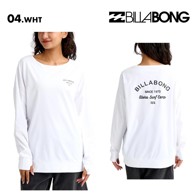 BILLABONG/ビラボン レディース 長袖 ラッシュガード MORFY LOGO BOAT
