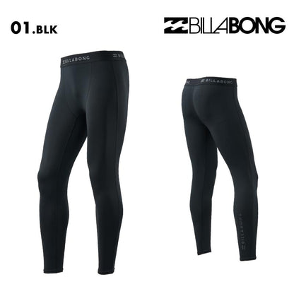 BILLABONG/ビラボン メンズ レギンス SOLID LEGGINS 2026 SPRING BG011-494 タイツ 夏用 サマータイツ 日焼け防止 紫外線対策 アンダーウェア 水着 海水浴 マリンウェア ビーチ 男性用【メール便発送 26SS-02】