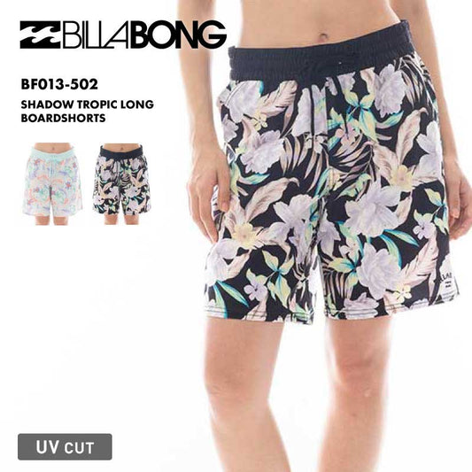 BILLABONG/ビラボン レディース サーフパンツ SHADOW TROPIC LONG BOARDSHORTS 2025 SPRING BF013-502 ボードショーツ 水着 ハーフパンツ 調整可 キーコード ドローコード UV ストレッチ かわいい おしゃれ 女性用[メール便発送 25SS-04]