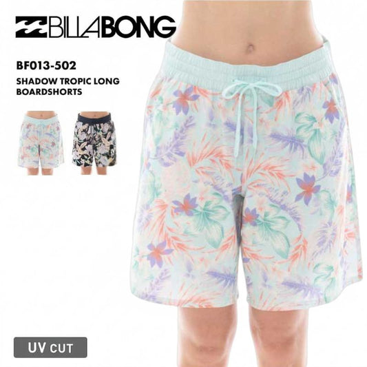 BILLABONG/ビラボン レディース サーフパンツ SHADOW TROPIC LONG BOARDSHORTS 2025 SPRING BF013-502 ボードショーツ 水着 ハーフパンツ 調整可 キーコード ドローコード UV ストレッチ かわいい おしゃれ 女性用[メール便発送 25SS-04]