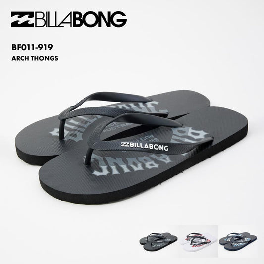 BILLABONG/ビラボン メンズ ビーチサンダル ARCH THONGS 2025 SPRING BF011-919 ビーサン ペタサンダル ビーチ 海 海水浴 サーフィン プール ロゴ ブランド 正規品 男性用[メール便発送 25SS-02]