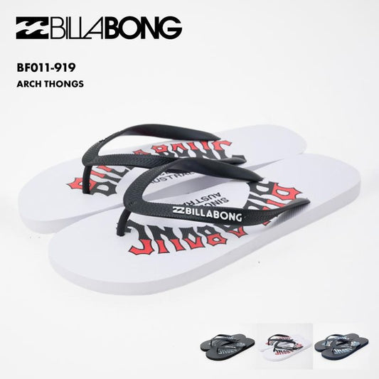 BILLABONG/ビラボン メンズ ビーチサンダル ARCH THONGS 2025 SPRING BF011-919 ビーサン ペタサンダル ビーチ 海 海水浴 サーフィン プール ロゴ ブランド 正規品 男性用[メール便発送 25SS-02]