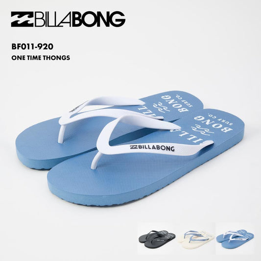 BILLABONG/ビラボン メンズ ビーチサンダル ONE TIME THONGS 2025 SPRING BF011-920 ビーサン ペタサンダル ビーチ 海 海水浴 サーフィン プール ロゴ ブランド 正規品 男性用[メール便発送 25SS-02]