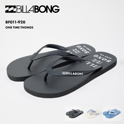 BILLABONG/ビラボン メンズ ビーチサンダル ONE TIME THONGS 2025 SPRING BF011-920 ビーサン ペタサンダル ビーチ 海 海水浴 サーフィン プール ロゴ ブランド 正規品 男性用[メール便発送 25SS-02]