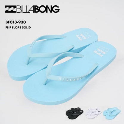 BILLABONG/ビラボン レディース ビーチサンダル FLIP FLOPS SOLID 2025 SPRING BF013-930 ビーサン ペタサンダル ビーチ 海 海水浴 サーフィン プール ロゴ ブランド 正規品 女性用[メール便発送 25SS-02]