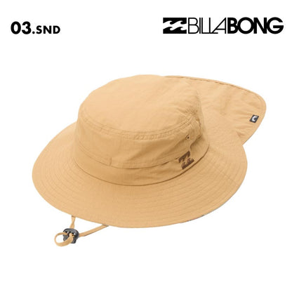 BILLABONG/ビラボン メンズ UV ハット SUBMERSIBLE HAT 2026 SPRING BG011-913 帽子 紫外線対策 日焼け防止 サーフィン 海水浴 ネックガード ネックフラップ 裏地柄 ライニング おしゃれ 男性用【メール便発送 26SS-02】