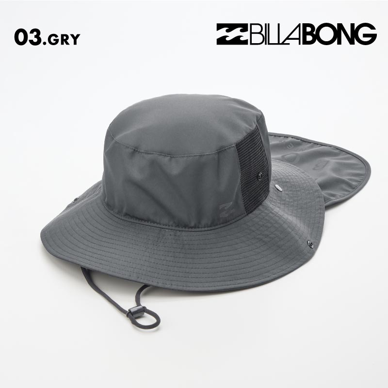 BILLABONG/ビラボン レディース UV ハット BEACH HAT 2026 SPRING BG013-918 帽子 紫外線対策 日焼け防止 サーフィン 海水浴 ネックガード ネックフラップ 裏地柄 ライニング おしゃれ 女性用【メール便発送 26SS-02】