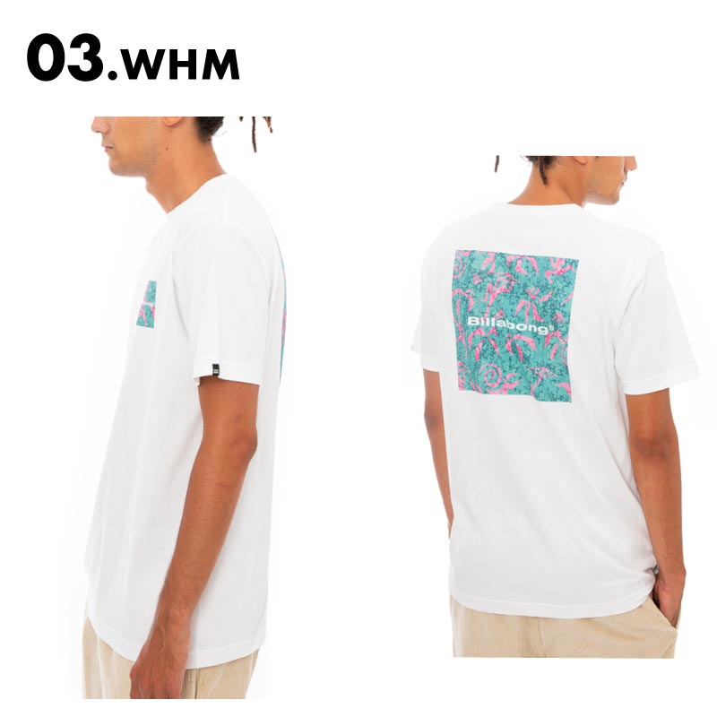 BILLABONG/ビラボン メンズ 半袖 Tシャツ BACK SQUARE 2023 SPRING BD011-202 バックプリント ロゴ カットソー 春夏 半そで トップス ブランド ブランド 男性用【メール便発送 24SS-05】