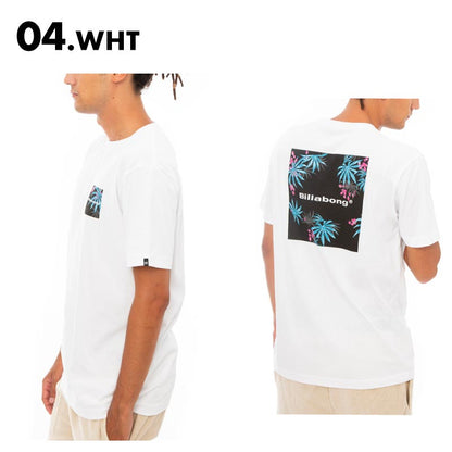 BILLABONG/ビラボン メンズ 半袖 Tシャツ BACK SQUARE 2023 SPRING BD011-202 バックプリント ロゴ カットソー 春夏 半そで トップス ブランド ブランド 男性用【メール便発送 24SS-05】