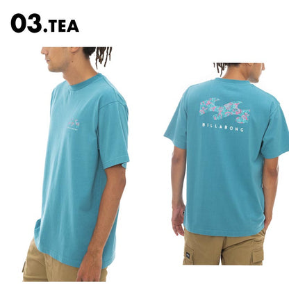 BILLABONG/ビラボン メンズ 半袖 Tシャツ BACK WAVE 2023 SPRING BD011-208 バックプリント ロゴ カットソー 春夏 半そで トップス ブランド 男性用【メール便発送 24SS-05】